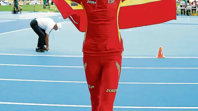 La española Ruth Beitia, una de las opciones de medalla.