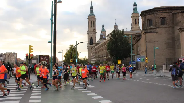 Imagen de archivo de la IX Maratón de Zaragoza