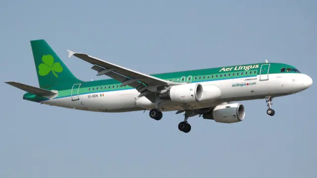 Uno de los aviones de la compañía Aer Lingus.