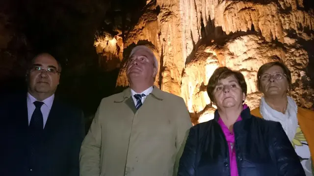 Inauguración de las Grutas de Cristal en Teruel