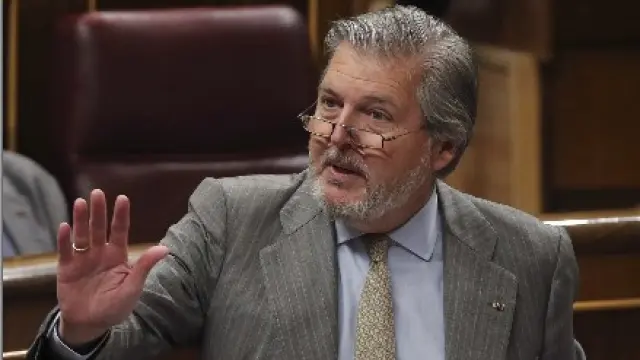 Méndez de Vigo durante su intervención en la última sesión de Control al gobierno.