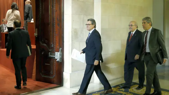 El presidente catalán en funciones y líder de CDC, Artur Mas