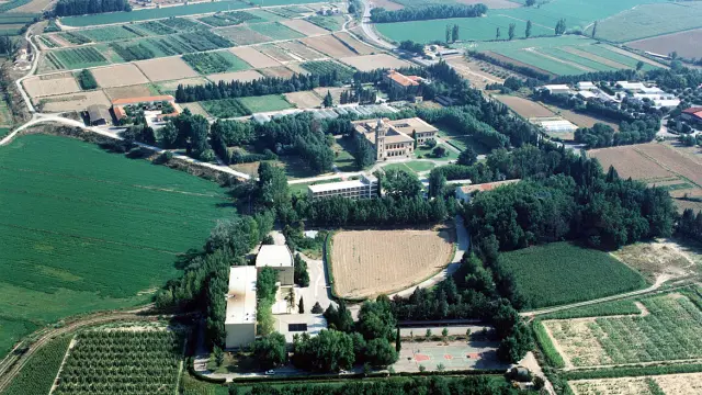 Vista aérea del Parque Científico Tecnológico Aula Dei.