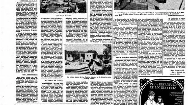 Página de Heraldo de Aragón del 13 de abril de 1972