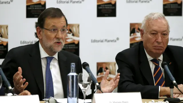 Mariano Rajoy y José Manuel García-Margallo este martes.