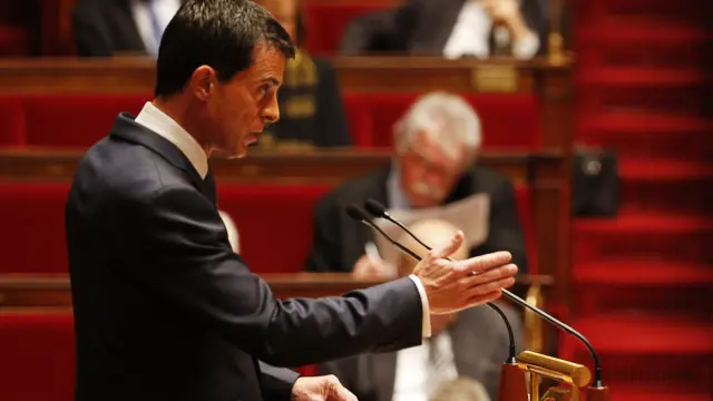 El primer ministro de Francia, Manuel Valls.