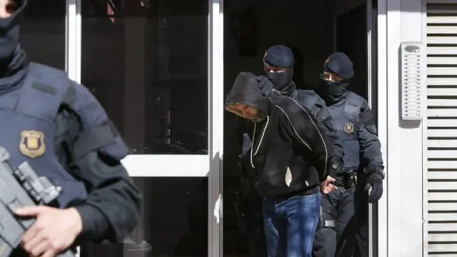 Un supuesto yihadista detenido este año en Barcelona.