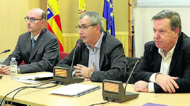 García Mongay (en el centro), director de Administración Electrónica