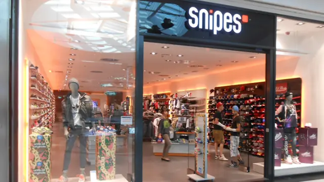 Imagen de archivo de una tienda Snipes.