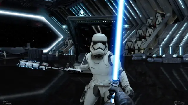 Juego de Google convierte el teléfono móvil en la espada láser de "Star Wars"
