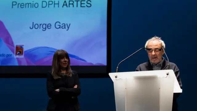 Jorge Gay durante su discurso.