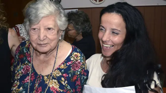 Chicha Mariani, junto a su supuesta nieta