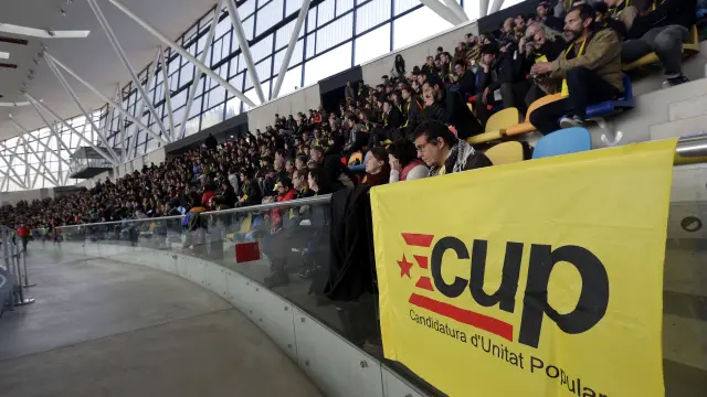 Una imagen de la asamblea de la CUP