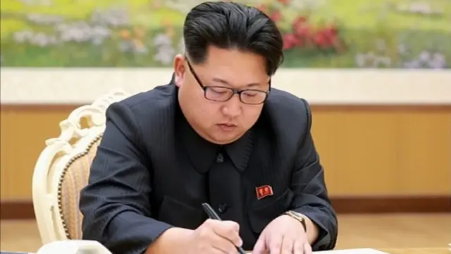 El líder norcoreano Kim Jong un
