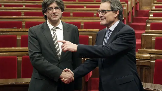 Investidura de Carles Puigdemont como presidente de Cataluña