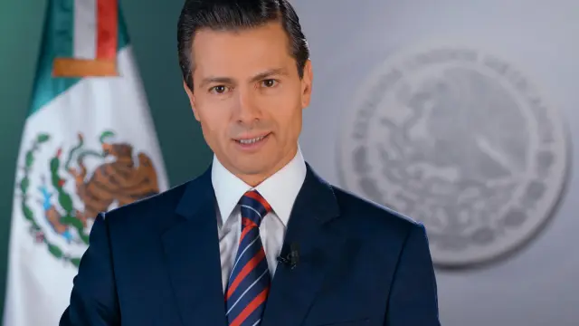 Peña Nieto durante un mensaje a la nación con motivo del año nuevo.