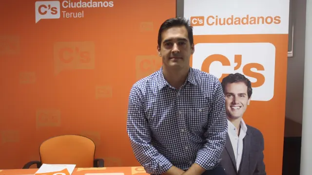 Ramón Fuertes, portavoz de Ciudadanos en el Ayuntamiento de Teruel