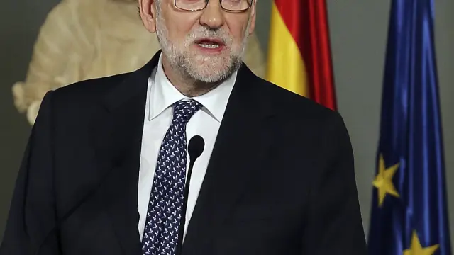 Mariano Rajoy en un acto este jueves.