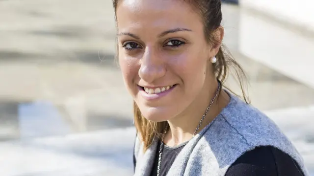 Paola Ferrari es feliz en su primer año en Zaragoza.