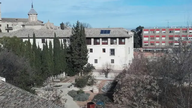 Un convento de Borja, declarado BIC, instala placas solares sin la autorización de Patrimonio