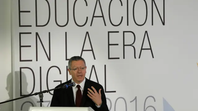 El presidente madrileño Alberto Ruiz Gallardón.