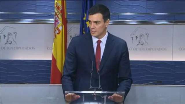 Pedro Sánchez: El PSOE está dispuesto. Si Rajoy renuncia daremos un paso al frente