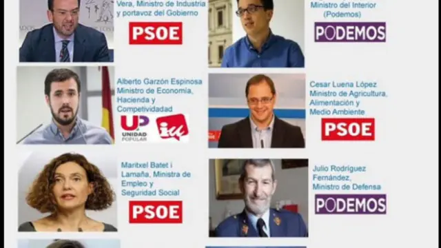 La 'propuesta' de Podemos Zaragoza para el Gobierno
