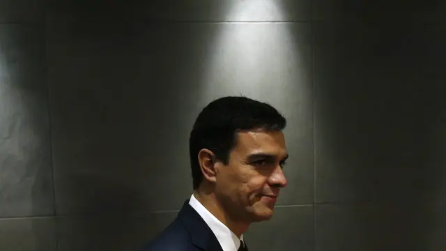 El candidato a la Presidencia del Gobierno, Pedro Sánchez