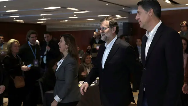 ?Rajoy , con Albiol y