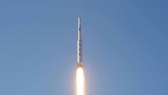 Imagen del lanzamiento difundida por Corea del Norte, imagen de archivo.