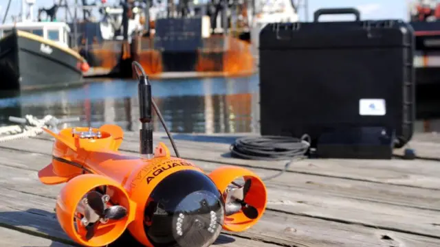 Un dron submarino.