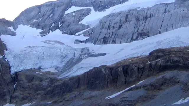 El glaciar de Monte Perdido.