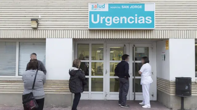 El servicio de Urgencias del hospital San Jorge.