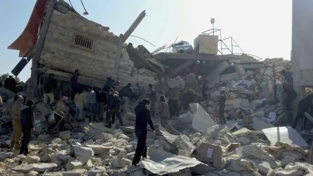 Centro sanitario atacado en la provincia de Idlib.