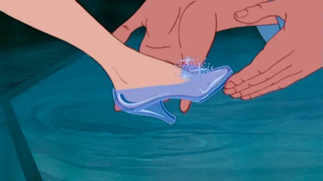 Zapato de cristal de Cenicienta, de Disney