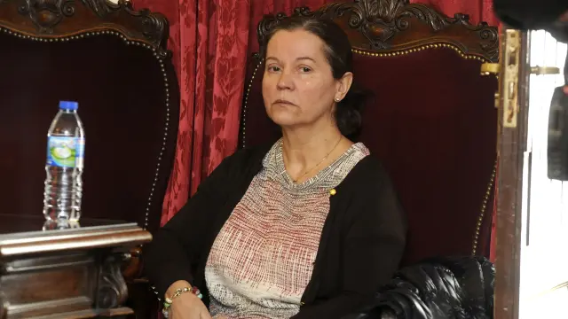 Montserrat González durante la lectura del veredicto.