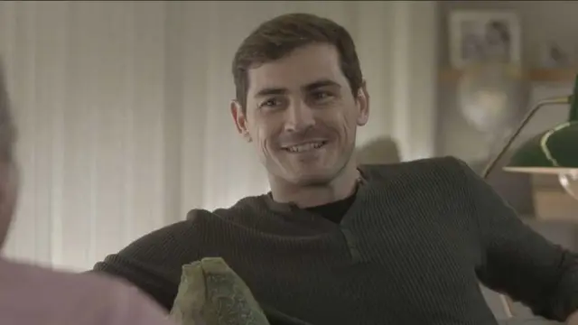 Iker Casillas en el programa presentado por Bertín Osborne 'En tu casa o en la mía'.