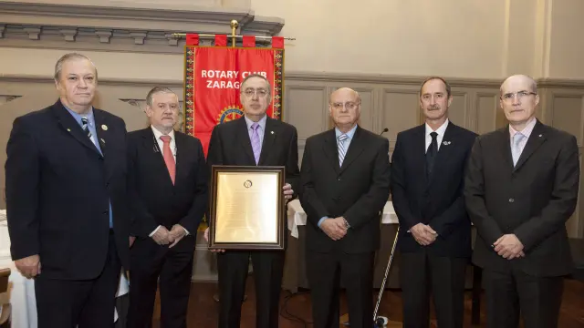 Pedro Corona, Francisco Camo, Jesús Rubio, Antonio Pérez Sánchez, Miguel Ángel Clavero y José Luis Romero.