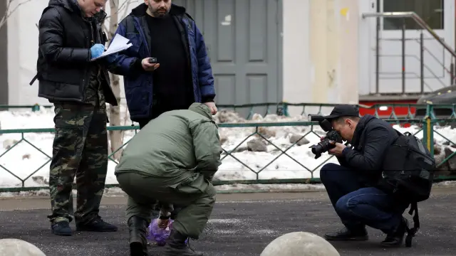 Investigación policial tras el suceso en Moscú.