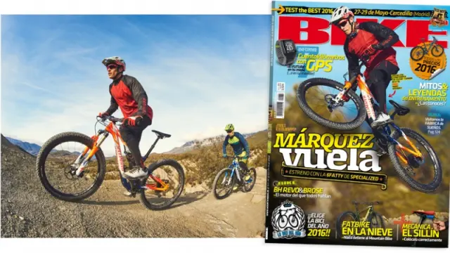 Los hermanos Márquez, invitados en el Pirineo oscense por la Revista Bike