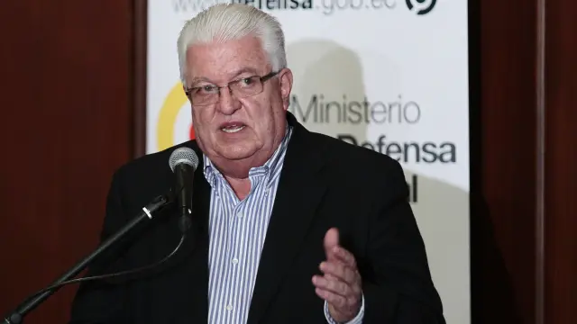 Fernando Cordero, ministro de Defensa de Ecuador.