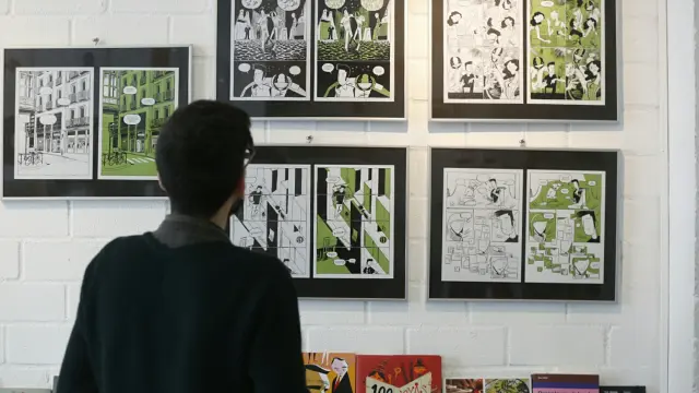 Exposición de cómic en el Armadillo Ilustrado, dentro del ciclo Zaracómic.