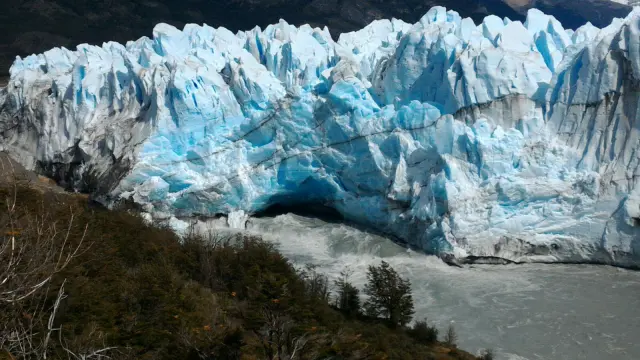 El glaciar Perito Moreno, en Argentina.