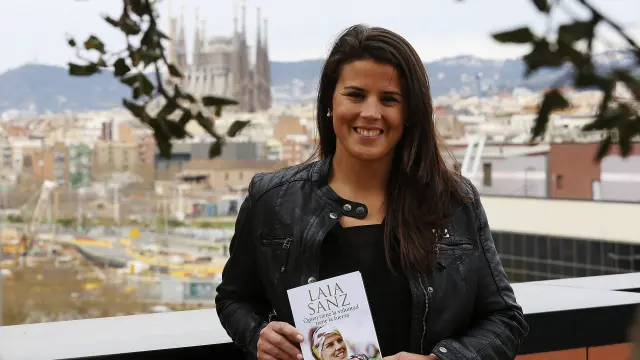 Laia Sanz, ha presentado este miércoles su libro en Barcelona
