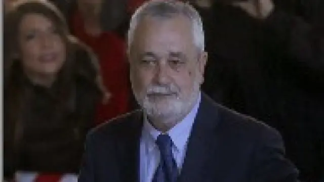 José Antonio Griñán a su llegada a los juzgados.