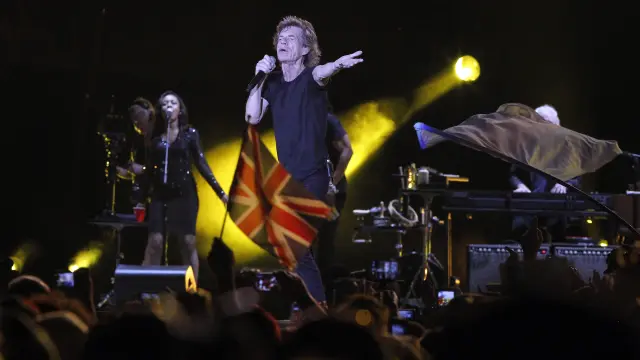Los Rolling Stones durante su reciente concierto en La Habana.
