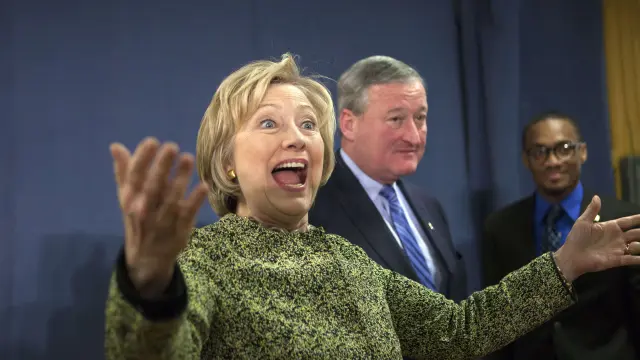 Hillary Clinton, el miércoles en Filadelfia.