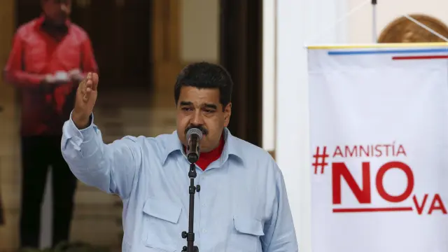 Maduro en una intervención en el Palacio de Miraflores.