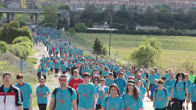 Marcha Aspace en Huesca