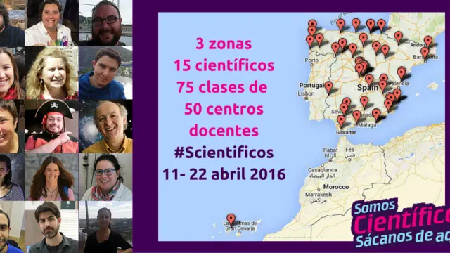 Más de mil alumnos han participado en esta primera edición española de 'Somos científicos'.